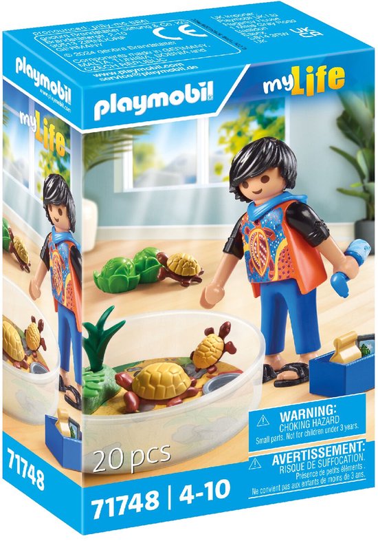 PLAYMOBIL My Life Schildpadden terrarium 71748