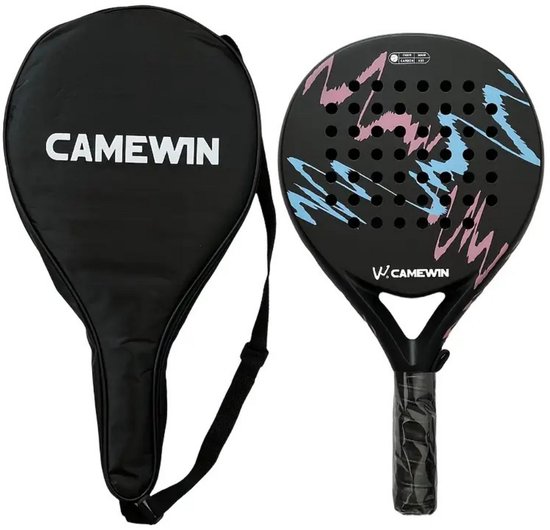 Livano Padel Racket - Padelrackets - Padelracket - Roze Blauw