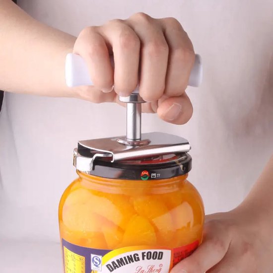 Flesopener Blikopener Midnight Open Alles-in-één Flessen- En Blikopener – Roestvrij Staal, Ergonomisch Design Ergonomische Flesopener