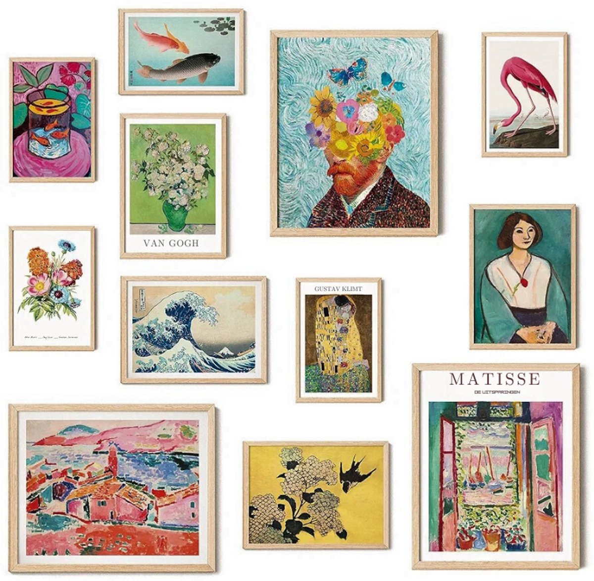 Kleurrijk Eclectisch Decor – Maximalistische Woondecoratie En Funky Wandkunst Prints Voor Slaapkamer