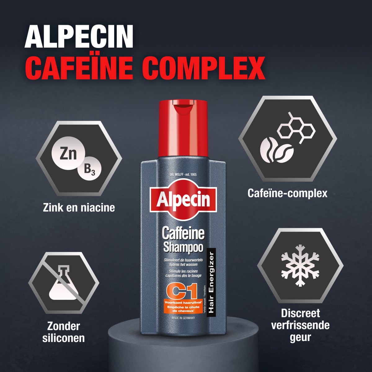 Alpecin Coffein Shampoo Droog Haar thumbnail 5