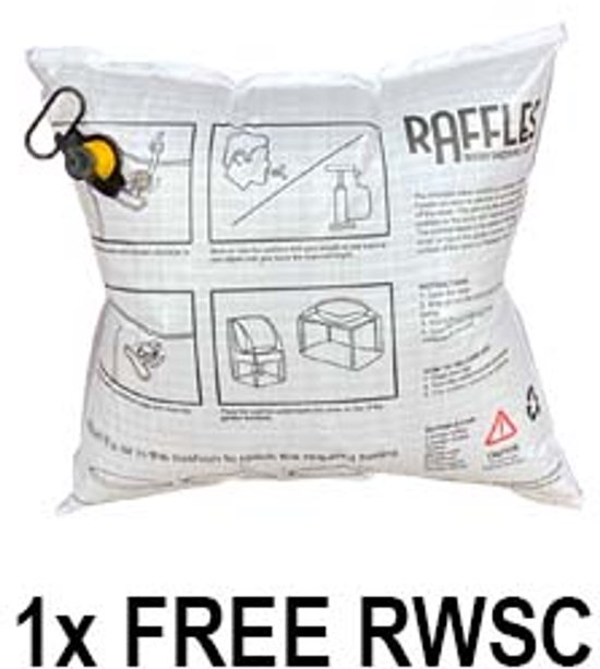 Housse de tabouret Raffles Covers - 120 x 120 H : 45 cm - RFS120120 - Imperméable | Solution teint | Résistant aux UV | Cordon élastique | Aérateurs - Housse de protection pour salon de jardin