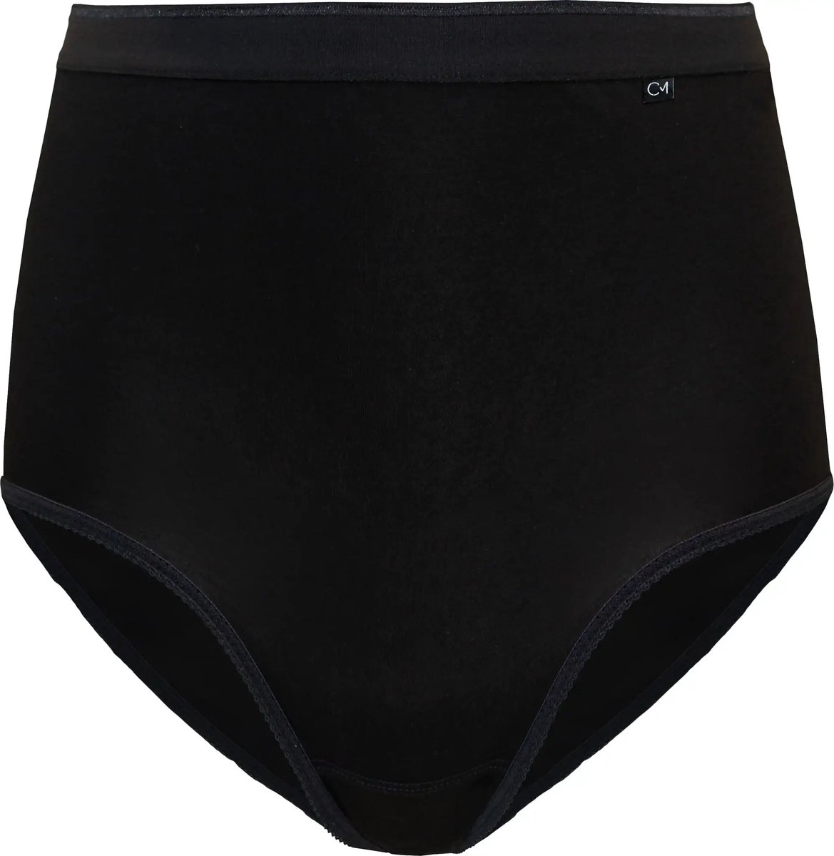 CM Casy Miller Casy Miller 4-pack Modal dames taille slips - Premium Jess maxi brief - hoge dames onderbroeken - Beste dames ondergoed - Copy - Zwart / L