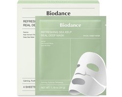 Biodance - Refreshing Sea Kelp Real Deep Mask Gezichtsmasker - 34gr/4 stuks - Korean skincare