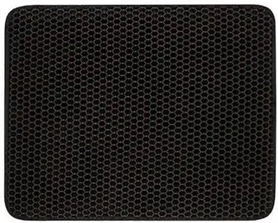 Kattenbakmat - Grit Opvanger - 45 x 60 - Waterdicht - Kattenmat Met Filter - Dubbele Laag