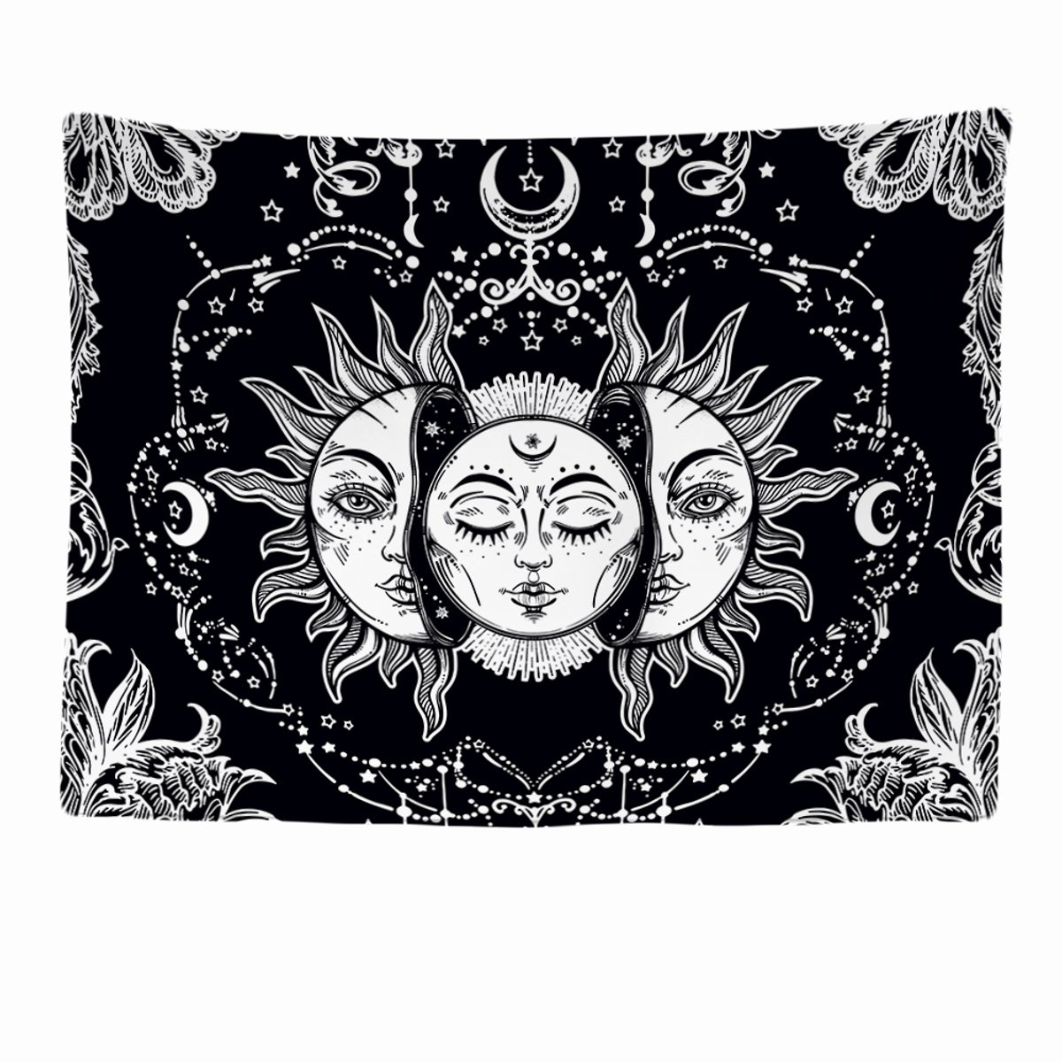 Decoratie Versiering - Ulticool Wandkleed 200x150 cm - Zon Maan Tarot Kaarten Astrologie H