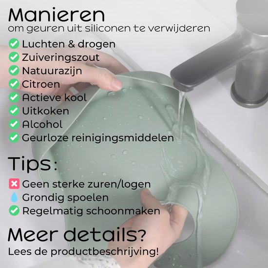 Kinderbestek Siliconen 8-Delig - BPA Vrij - Kinderservies set Incl. kom, bord, drinkbeker, slabbetje en 2 sets vork & lepel - Babyservies set Geschikt voor magnetron, oven en vaatwasser - Babybestek - Lichtblauw - Babyshower Cadeau van Kinder — afbeelding 5