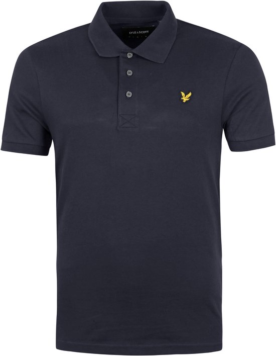 Lyle and Scott Polo Donkerblauw (navy) - Maat XXL - Heren