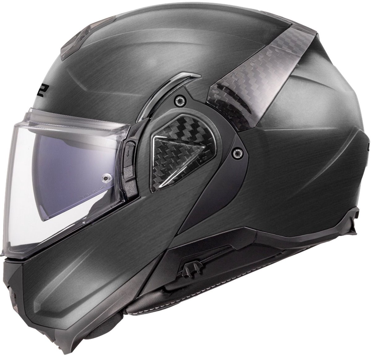 LS2 FF910 Advant II systeemhelm Jeans Titanium - Maat XS