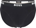 Zwarte BOSS slip met meerkleurige band.