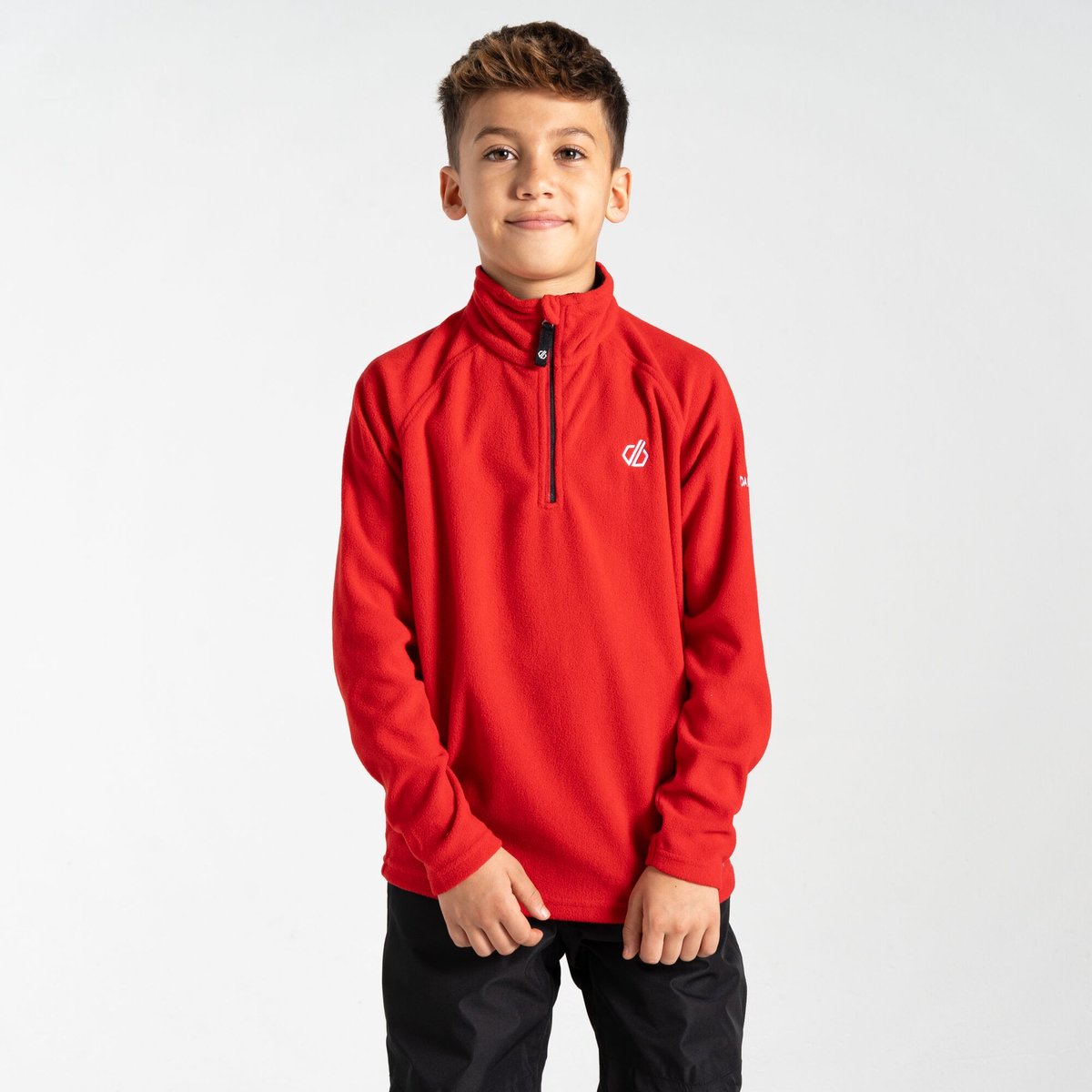 Freehand skifleece voor kinderen Rood