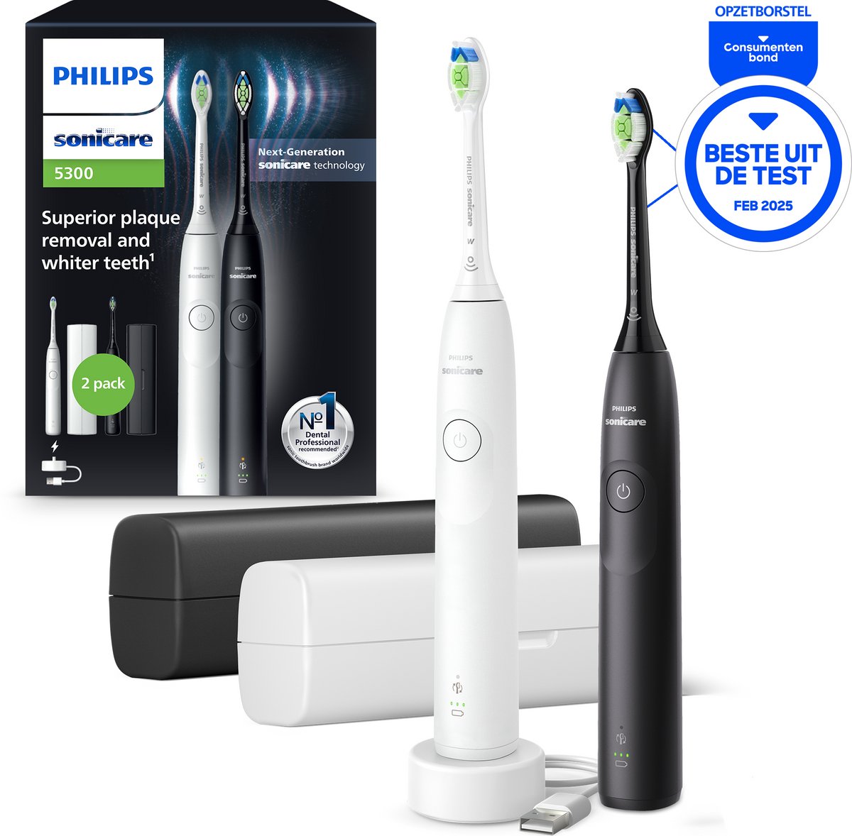 Philips Sonicare 5300 Series - Elektrische Tandenborstels thumbnail 6