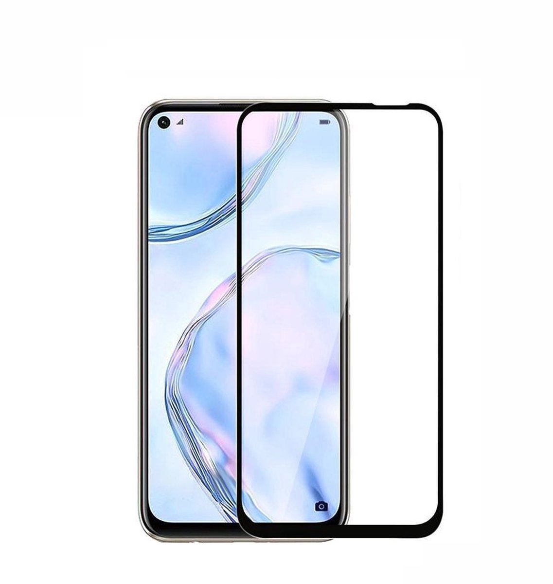 DrPhone P40 LITE Glas - Tempered Glass 3D – Volledige Dekking - Schermbeschermer - Gehard Glas