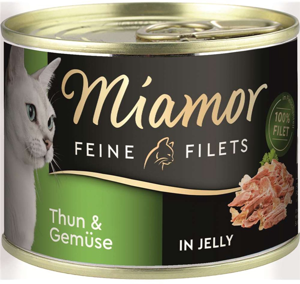 Miamor Miamor - Fijne filets blik 12x185g - Tonijn & groenten
