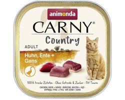 Animonda Kattenbak Carny Country Adult 32x100g - kip, eend + gans