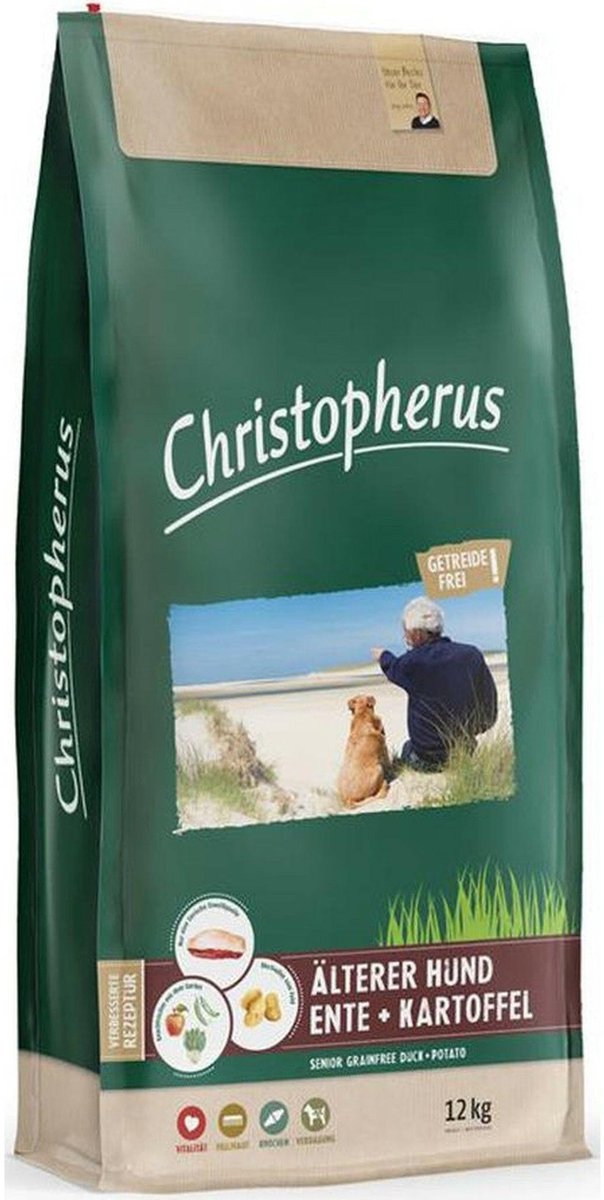 Christopherus Christopherus Graanvrij Senior Eend & Aardappel - 12kg