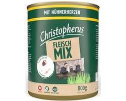 Christopherus vleesmix 6x800g - kippenhartjes