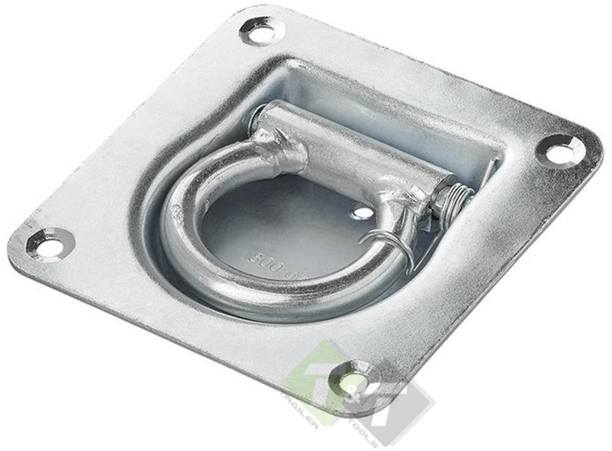 100 x 95 mm verzinkt vloeroog - aanhanger bindoog - sjoroog - bindhaak inbouw - vloeranker - vast zet ring