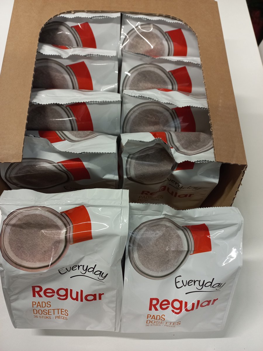 koffiepads regular classic everyday - geschikt voor senseo® - pak 36 stuks