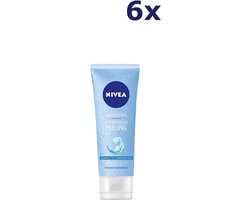 6x NIVEA Essentials Verfrissende Peeling 75 ml Gezichtsscrub