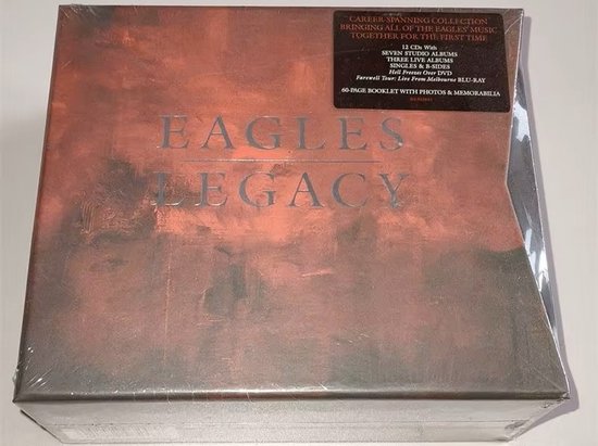 Eagles Legacy 12CD + 1DVD + 1 Blu-ray (2018) SEALED, Eagles