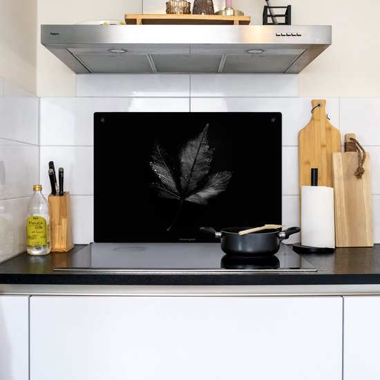 KitchenYeah® Protection plaque induction 75x55 cm - Noir - Lame - Protege plaque de cuisson - Couvre plaque induction - Protecteur d'induction - Cuisine