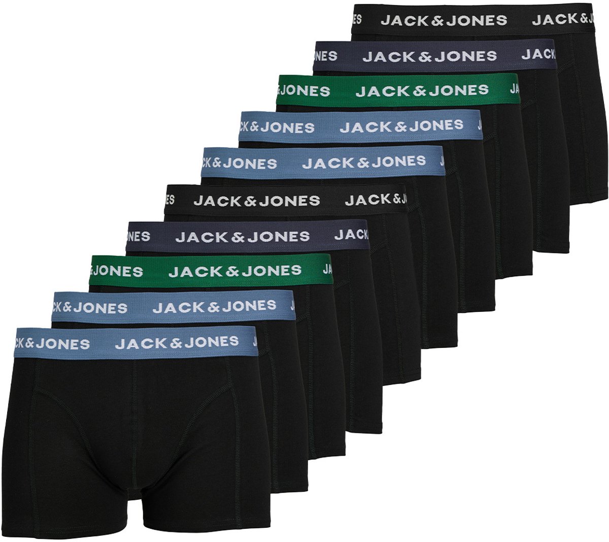 Jack & Jones Heren retro short / pant 10 pack Solid