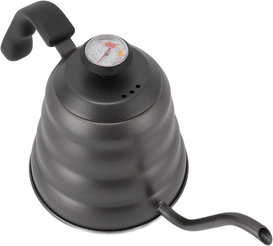 Koffieketel, 550 ml roestvrij staal lange zwanenhals koffiepot waterkoker met deksel koffie druppelwaterkoker voor thuis keuken koffiebar