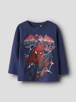 NAME IT Nmmdeep Spider LS Nreg Top Box Noos Mar Bambini e Ragazzi