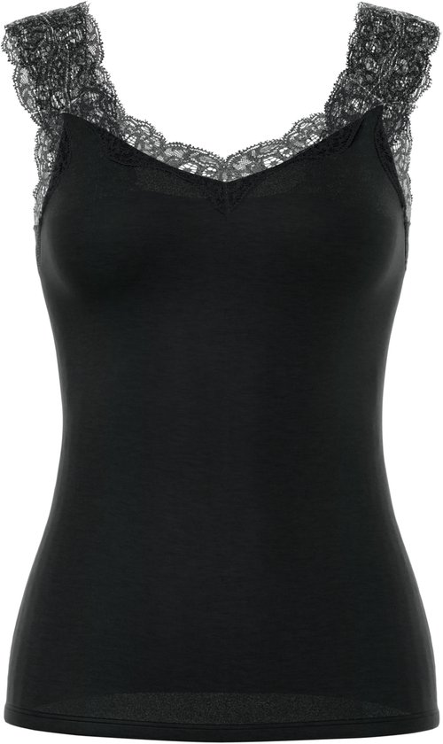 PIECES PCBARBERA LACE TOP NOOS BC Dames Tanktop - Maat S