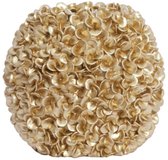 Light & Living Vaas Phylia - Goud - 31.5x17x28cm - Kunststof - Modern - Bloemenvaas - Woondecoratie - Decoratieve vaas voor woonkamer of slaapkamer