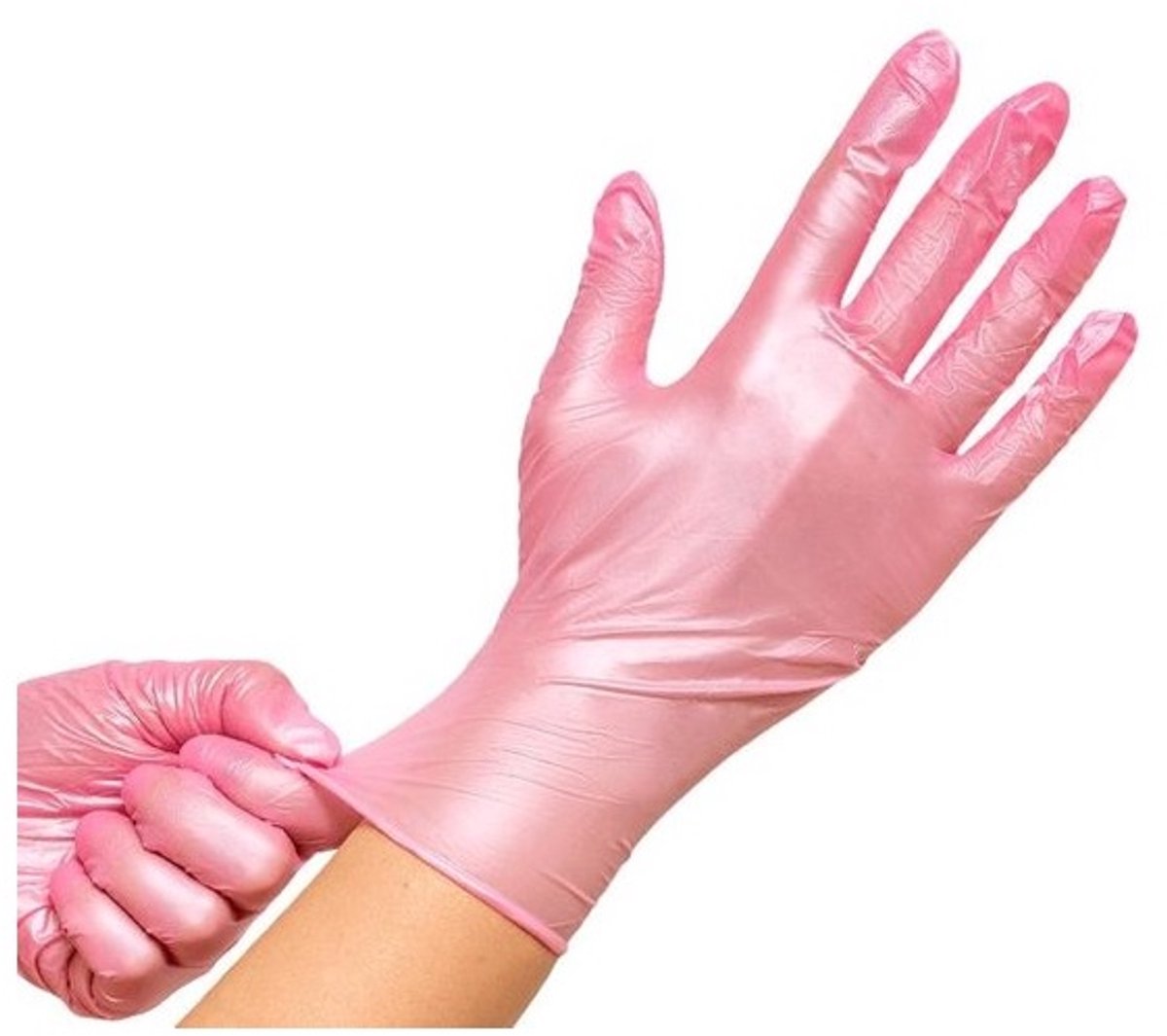 Comforties Soft nitril Glamour Roze Handschoen 100 stuks Maat: M Comforties - Roze - Nitril handschoen voor tatoeage / tattoo / piercing PMU enzv