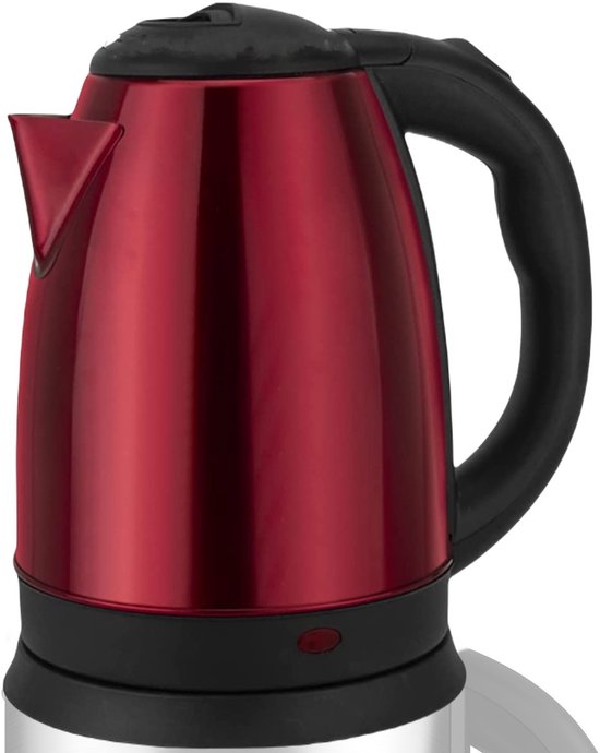 Royalty Line® SSK1.7L Waterkoker - 1.7 Liter - 1500W - 360 Graden Draaibaar - Met Automatische Kookstop, incl. Droogkookbeveiliging & Indicatielampje - Kettle - Waterkettle - Rood