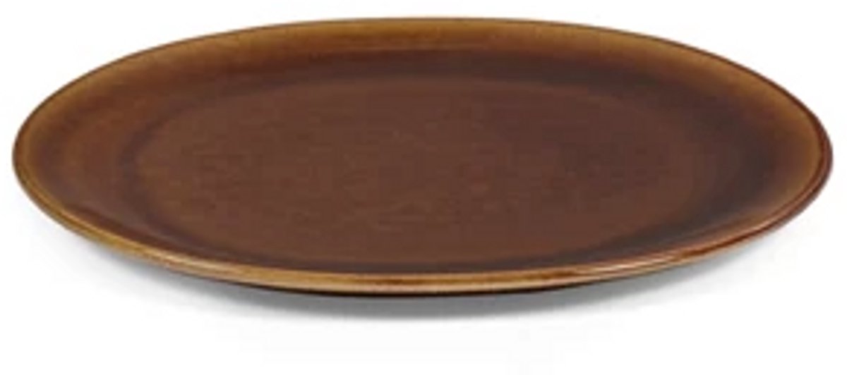 Serax Uncharted Out of Lines plat bord 27.5x24.5cm ocher