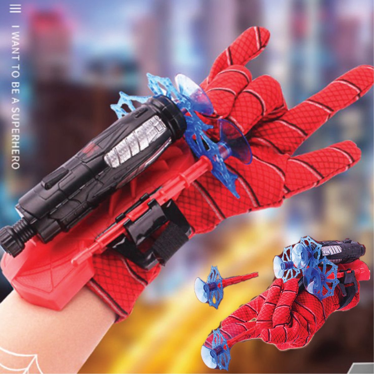 Spider Web Shooter, Launcher-Handschuh für