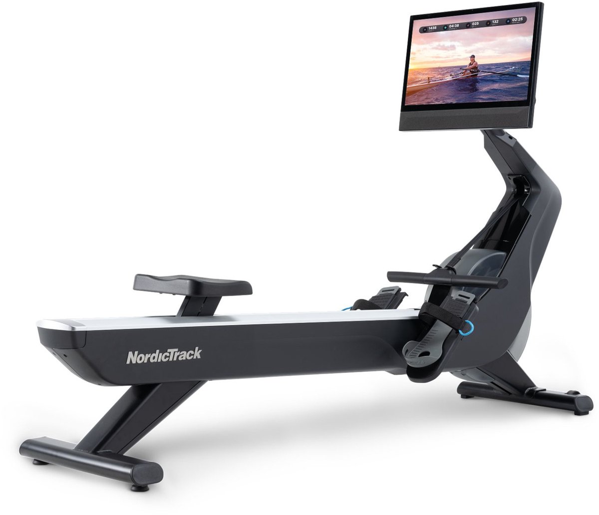 NordicTrack Roeitrainer RW900 - 24'' Kantelbaar Touchscreen, 26 Weerstandsniveaus, iFit Ondersteuning, Draadloze Hartslagmeting