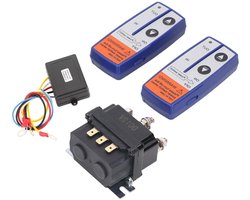 Industriële Lierrelais Afstandsbediening Relais Schakelaar voor ATV UTV 2000 Tot 5000lbs Lier met 6 Beschermkappen Ovsor - 12V 250A