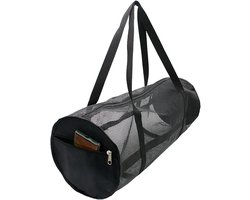 Duikuitrusting tas - Net tas - Watersport opslag - Opvouwbaar en ventilerend - 70 x 27 cm - Zwart