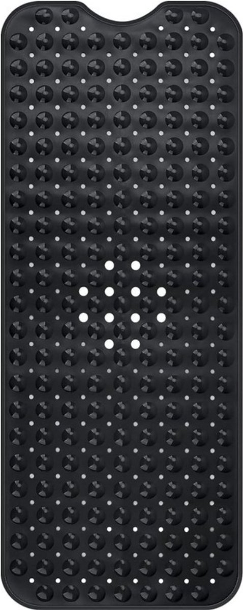 Badmat antislip badmatten voor de badkamer. Extra lange 100 x 40 cm mat voor de badkuip met 200 zuignappen en grote drainagegaten. Antislipmat voor de badkamer