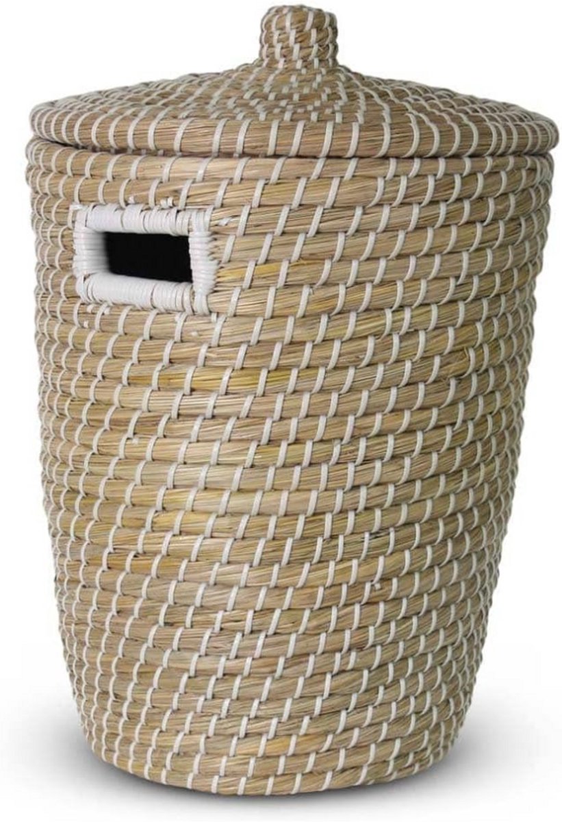 Goedkoopste Wasmand Riet - Wasmand Riet Met Deksel - Wasmand Gevlochten