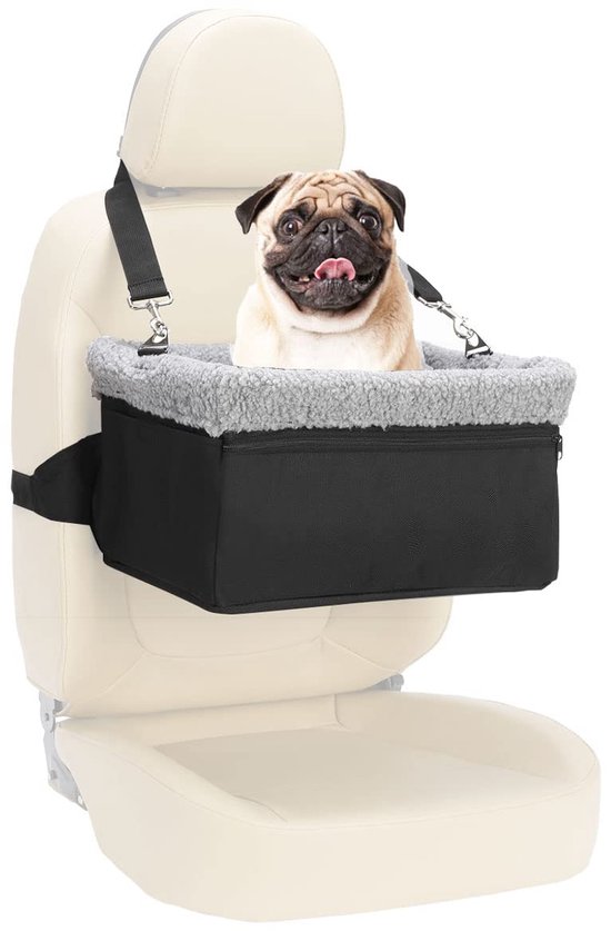 verhoogde autostoel voor kleine honden