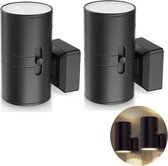 Lamp LED Alova Stopcontact - Set Van 2 STUKS - Stekkerlamp - Stekkerlamp Dimbaar - Stopcontact Lamp - Stekker Lamp - Ambiance Verlichting - Draadloos