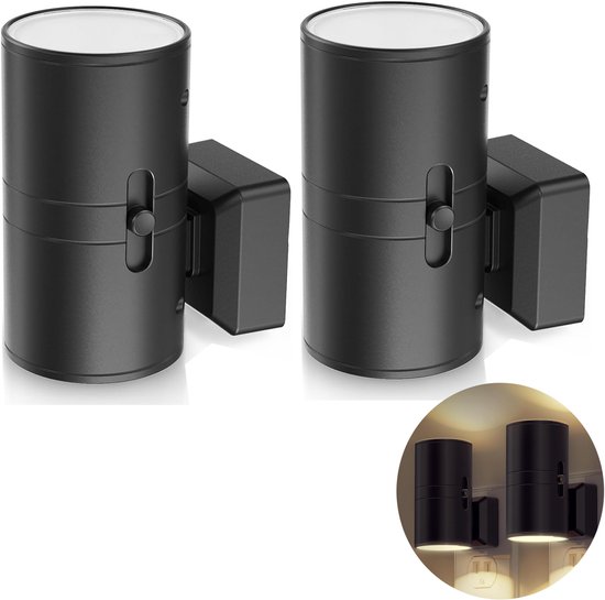 SEBSON® LED Stopcontact Lamp Dimbaar Wit, Wandlamp met Stekker 4W