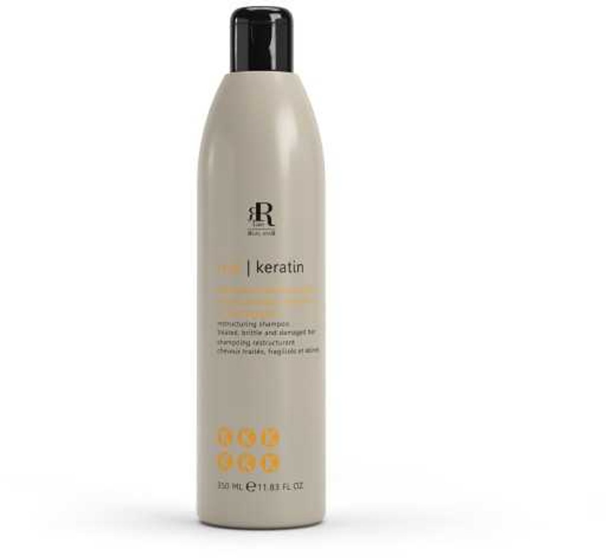 Regenererende shampoo met keratine voor beschadigd haar 350 ml RR Line Keratin Star