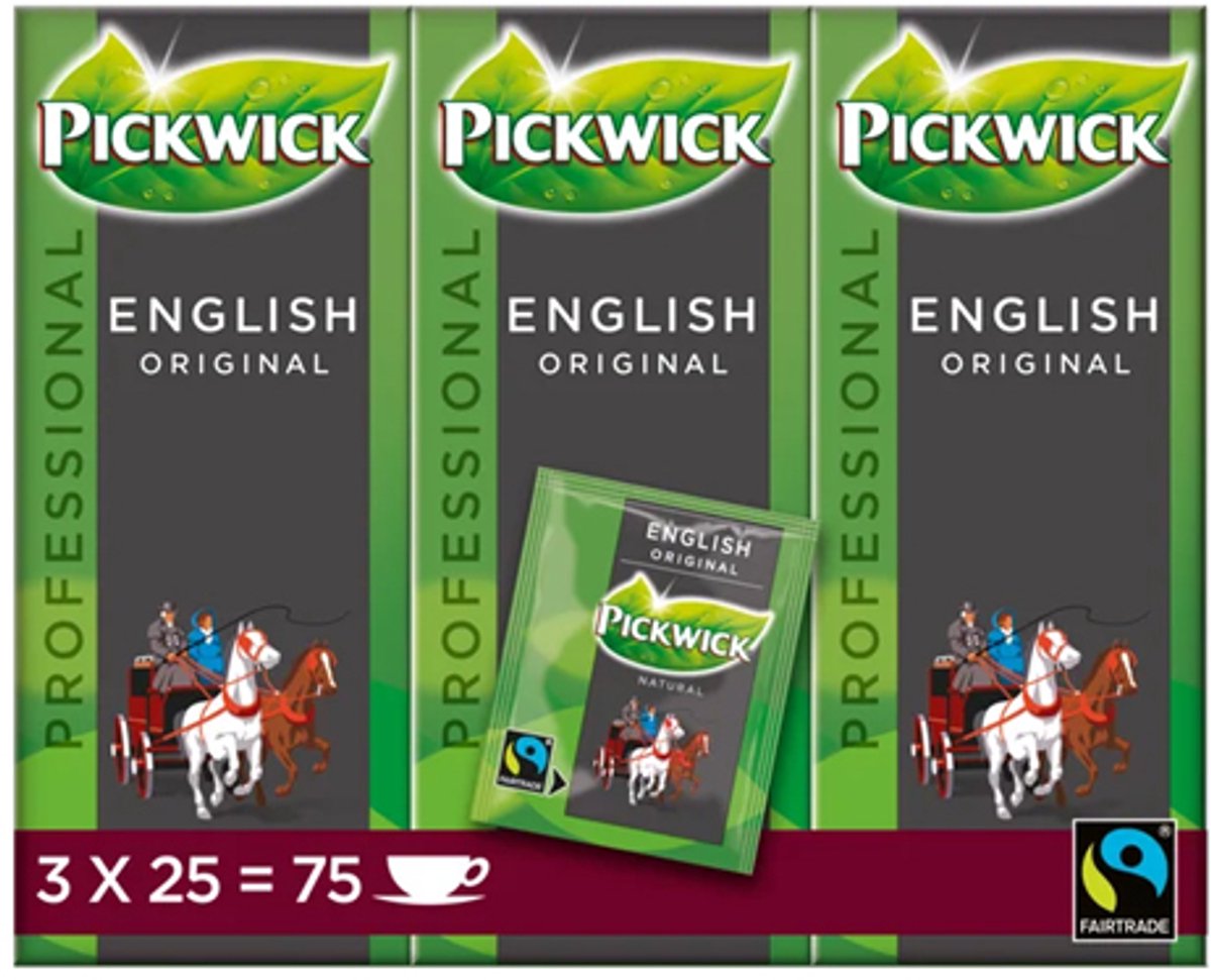 Pickwick - Professional English - 3x 25 zakjes