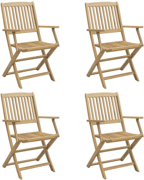 Jane inklapbare ronde houten tuintafel