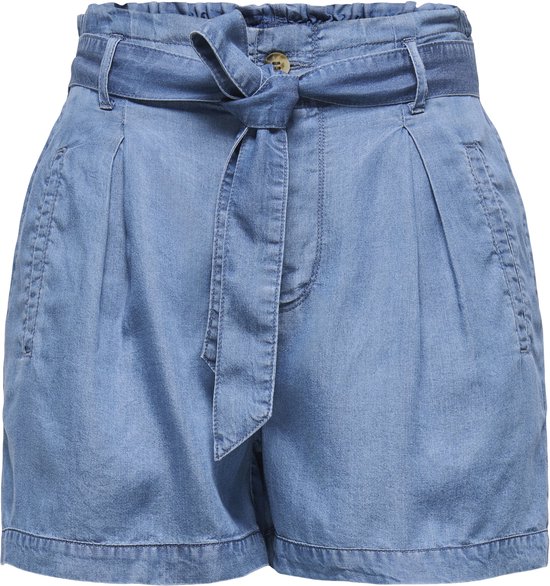 Only - Onlcharis Life 2/4 Frill Shirt Cc - 4910874 Medium Blue Denim
