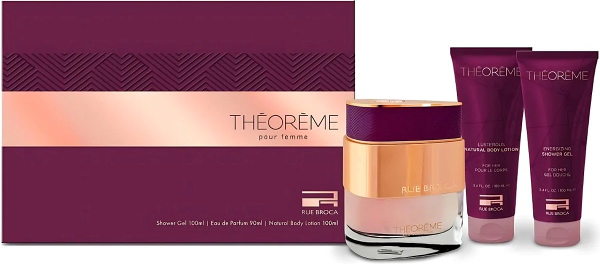 Rue Broca Théorème Pour Femme - Eau de parfum set voor dames - Inhoud 290 ml