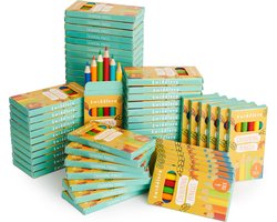 THE TWIDDLERS 60 Doosjes Mini Kleurpotloden - 6 Potloden per Doosje, 360 Totaal - Easy Grip Ronde Pennen, 9cm Lengte, Multipack Party Zakvullers voor Verjaardagen van Kinderen, Relatiegeschenken voor Klassen