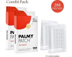 PALMY® Pimple Patch (2 stuks Combi-pack) - Acne Patch - Acne Pleister - Puisten Pleister - Verwijdert, Puistjes, Acne en Mee-eters - Acne Sticker - 288 stuks